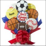 Get Well Sports Themed Cookie Bouquets